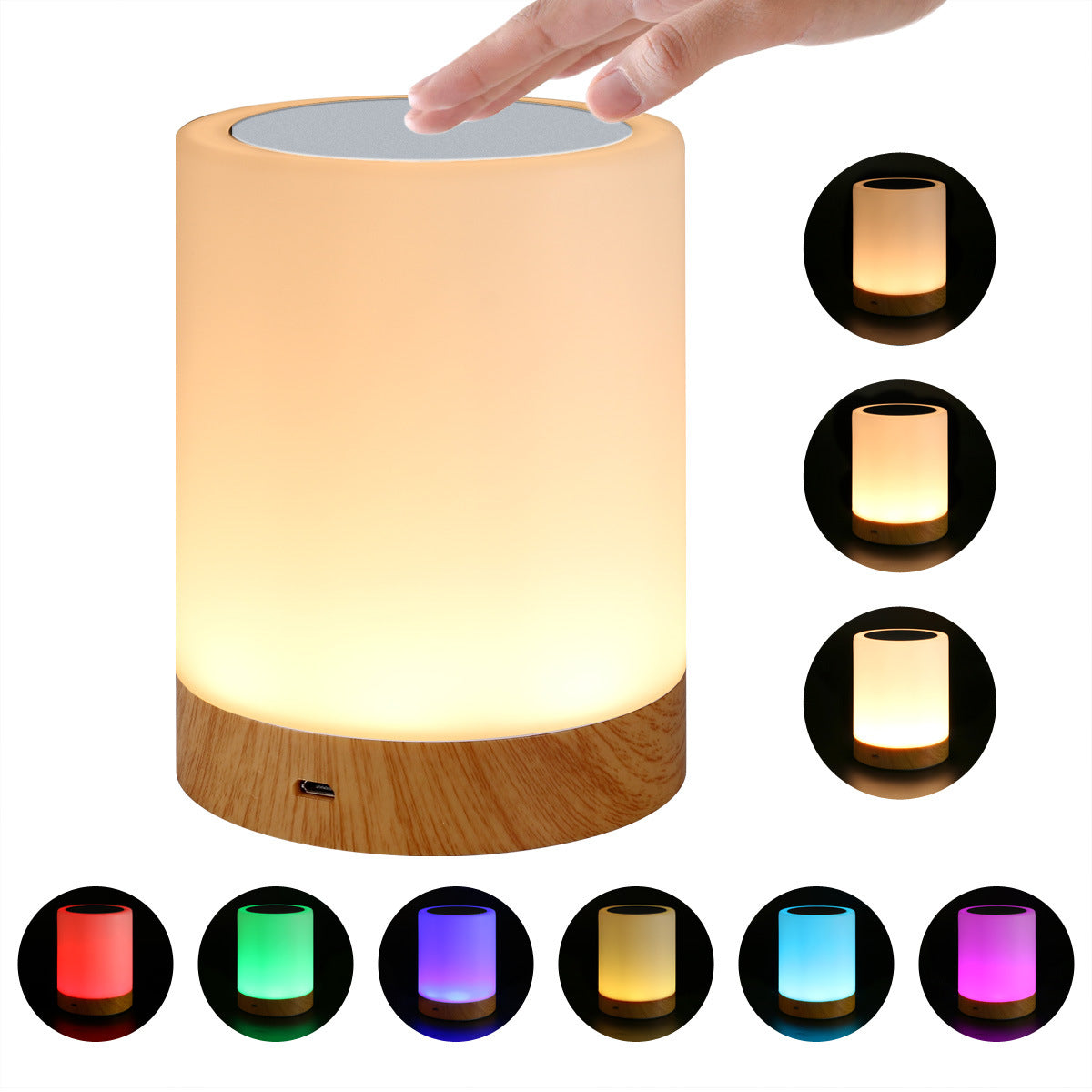 Rechargeable Touch Lamp for Bedroom Night Light