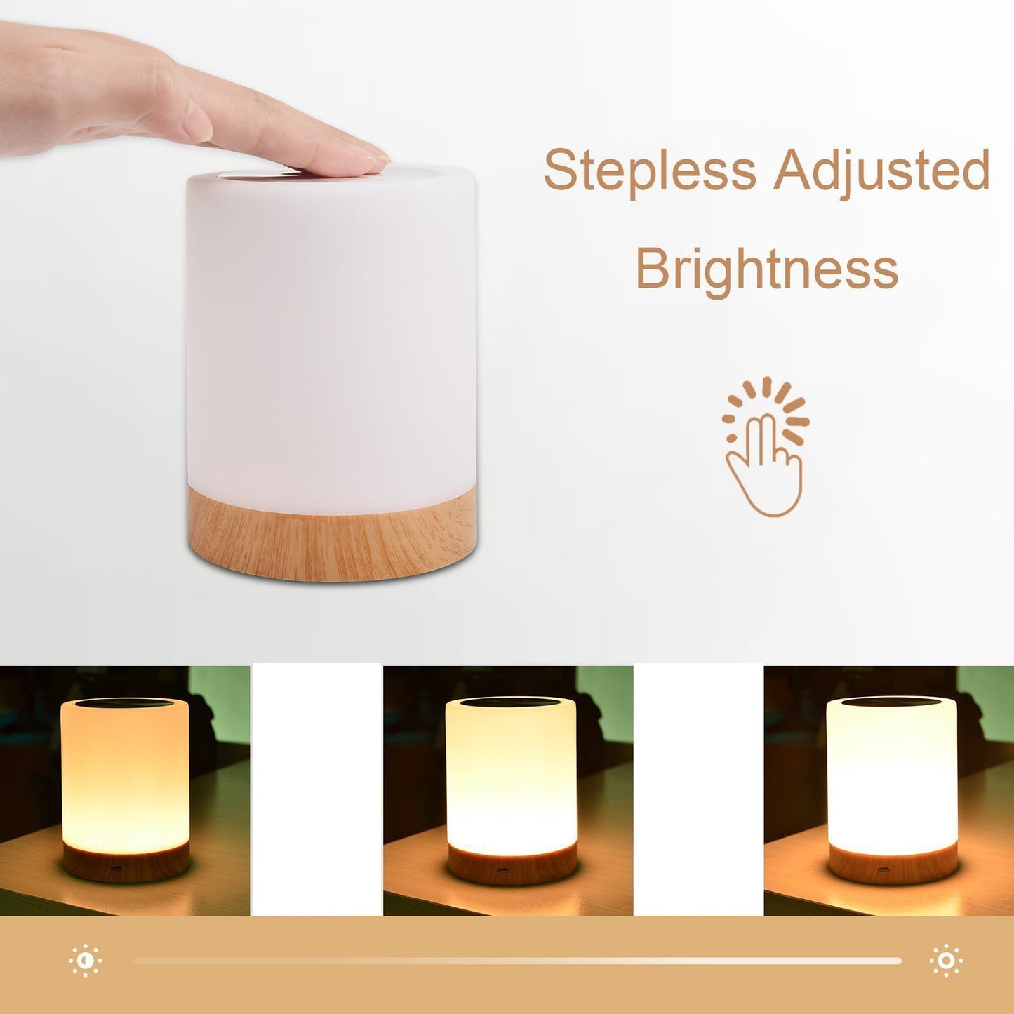 Rechargeable Touch Lamp for Bedroom Night Light